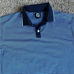 Footjoy Golf Polo Shirt Large Copperleaf Golf Club at the Brooks Florida Blue